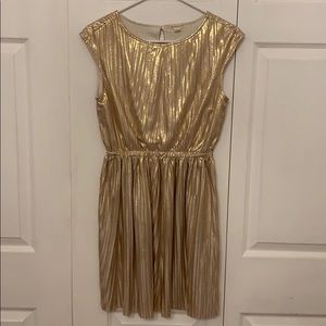 Gold Crewcuts dress size 14